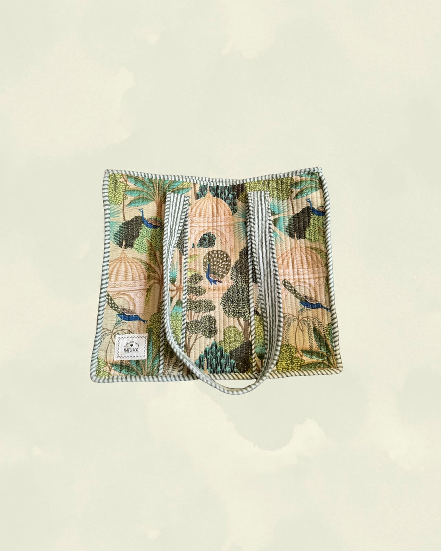 Gifting By Patel's Customised Handblock Printed Tote Bags For Garimas Baby Shower