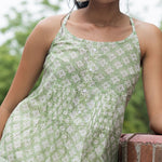 Ferny Trails Top In Green - Indika