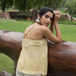 Ferny Trails Top In Yellow - Indika
