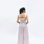 Floral Reflections Jumpsuit In Pink - Indika