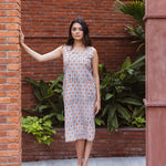 Flower Dust In Orange Dress - Indika