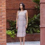 Flower Dust In Orange Dress - Indika