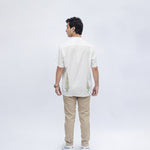 Manicured Gardens Men's Shirt In Yellow - Indika