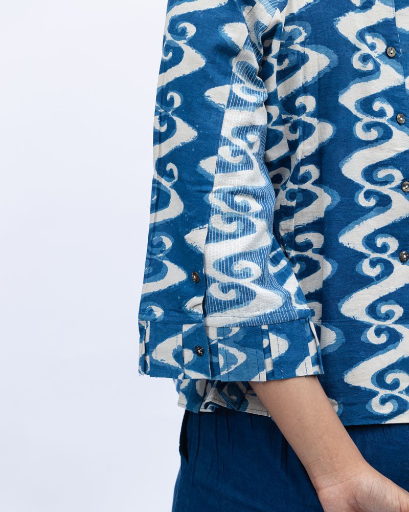 Meadering Streams In Blue Co-ord Set - Indika