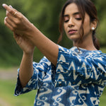 Meadering Streams In Blue Co-ord Set - Indika