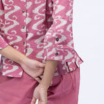 Meandering Streams In Pink Co-ord Set - Indika