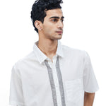 On The Fence Men's Shirt In Black - Indika