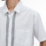 On The Fence Men's Shirt In Black - Indika