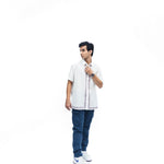 On The Fence Men's Shirt In Brown - Indika