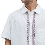 On The Fence Men's Shirt In Brown - Indika