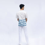 The Horizon Men's Shirt In Blue - Indika