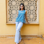 The Indigo Garden Top - Indika
