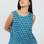 The Indigo Garden Top - Indika