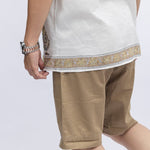 The King's Canopy Men's Shirt In Yellow - Indika