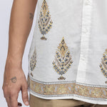 The King's Canopy Men's Shirt In Yellow - Indika