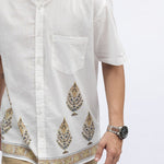 The King's Canopy Men's Shirt In Yellow - Indika
